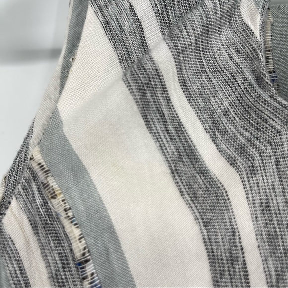 Anthropologie Laura Siegel Striped Pom Fringe Tank Tunic Top - Picture 6 of 14